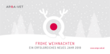 Weihnachtskarte mit Hirsch und ARQA-VET Logo