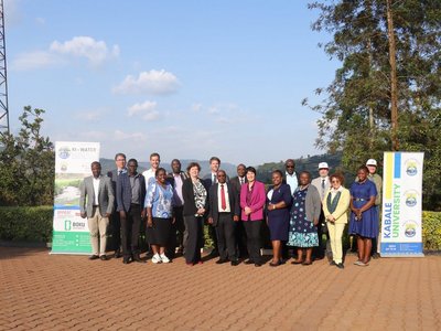 The delegation from BOKU, led by Rector Prof. Eva Schulev-Steindl, and Kabale University leadership during the official visit to strengthen institutional research collaboration on 13 February 2026