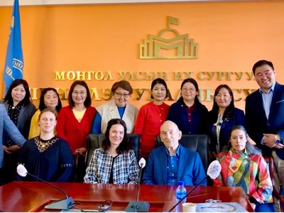 A seminar on “Terminology Training in Education,” held at the National University of Mongolia, on September 19, 2024.