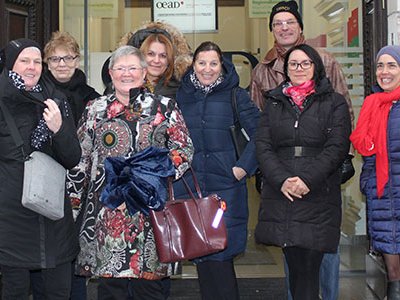 Gruppenfoto der Teilnehmer/innen am Abschlusstreffen von "Transnational Peer Reviev"