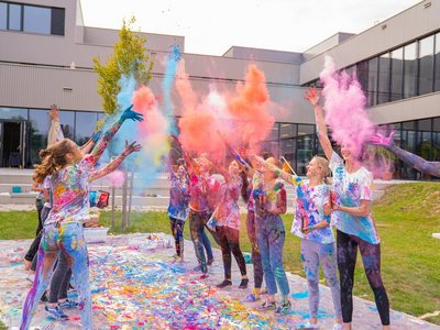 Colors for School Painting Inside Holi-Farben