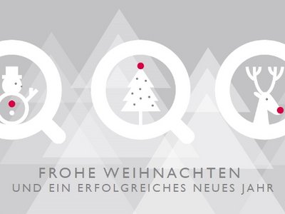 Weihnachtskarte mit ARQA-VET Logo