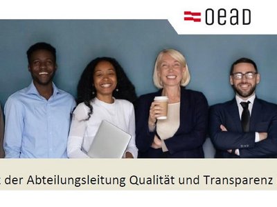 Stellenausschreibung zur Assistenz der Team- und Abteilungsleitung in der RQB des OeAD